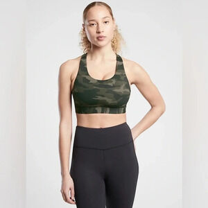 NWT Athleta D-DD camo ultimate printed bra sz xl